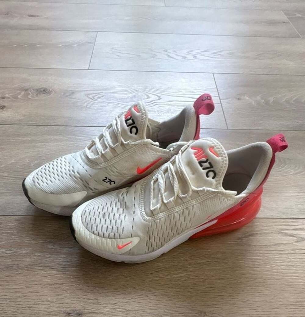 Nike Air Max 270 Sail Aster Pink Hot Punch Women's Sneakers AH6789-122